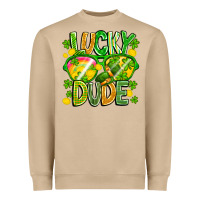 Mushroom Lucky Dude Heavyweight Sweatshirt - CowhideDigitalArt