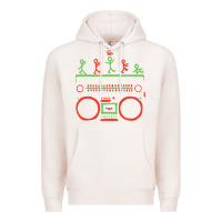 Pale Pink Check Tribe Called Quest Premium Hoodie - trangStudio
