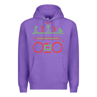 Purple Check Tribe Called Quest Premium Hoodie - trangStudio