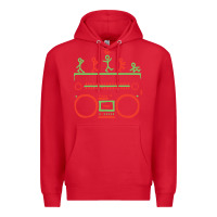Red Check Tribe Called Quest Premium Hoodie - trangStudio