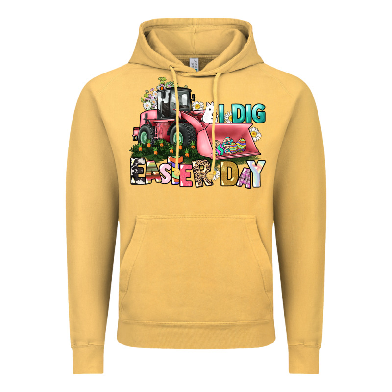 I Dig Easter Day Vintage Hoodie by HowdyJamesFarm | Teevron