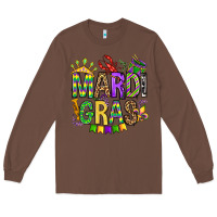 Chestnut mardi gras olivia Long Sleeve Tee - OliviaCreatesArt