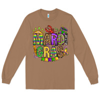 Toasted Coconut mardi gras olivia Long Sleeve Tee - OliviaCreatesArt