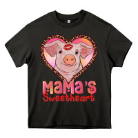 Asphalt mamas sweetheart baby pig Heavy Core Tee - RanaPortraitStore