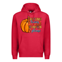Cardinal Autumn leaves and pumpkin please Premium Hoodie - RanaPortraitStore
