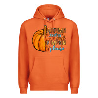 Carrot Autumn leaves and pumpkin please Premium Hoodie - RanaPortraitStore