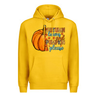 Lemon Autumn leaves and pumpkin please Premium Hoodie - RanaPortraitStore