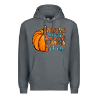 Rock Autumn leaves and pumpkin please Premium Hoodie - RanaPortraitStore