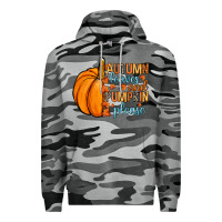 Slate Camo Autumn leaves and pumpkin please Premium Hoodie - RanaPortraitStore