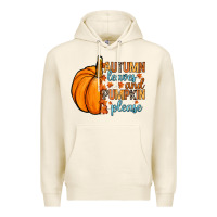 Tofu Autumn leaves and pumpkin please Premium Hoodie - RanaPortraitStore