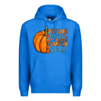 True Royal Autumn leaves and pumpkin please Premium Hoodie - RanaPortraitStore