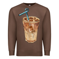 Chestnut iced latte Premium Sweatshirt - BarkalooDesign