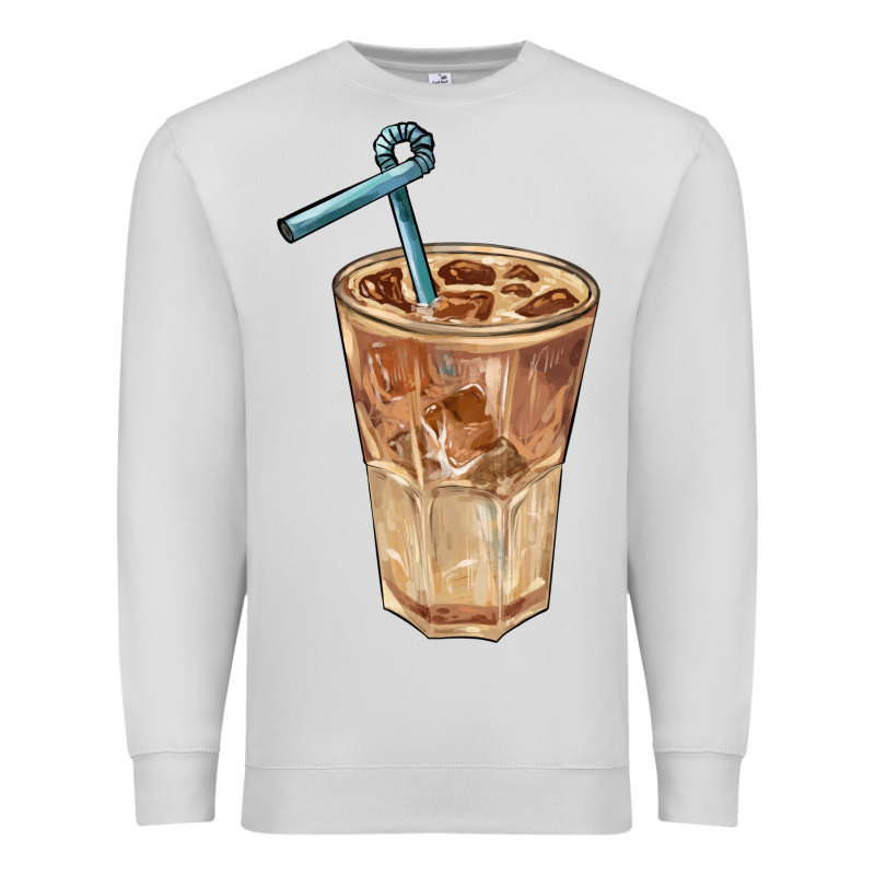 Iced Latte Premium Sweatshirt by BarkalooDesign | Teevron