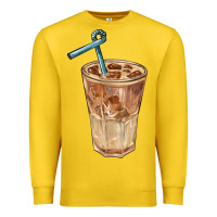 Lemon iced latte Premium Sweatshirt - BarkalooDesign