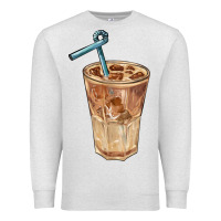 Oatmeal Heather iced latte Premium Sweatshirt - BarkalooDesign