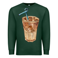 Sports Green iced latte Premium Sweatshirt - BarkalooDesign