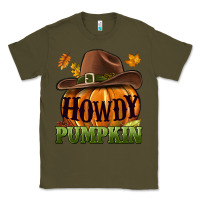 Army Green Howdy pumpkin Classic Tee - NancyCooperArtShop
