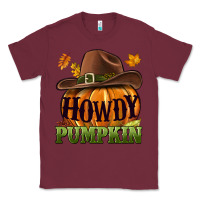 Burgundy Howdy pumpkin Classic Tee - NancyCooperArtShop
