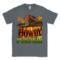 Charcoal Heather Howdy pumpkin Classic Tee - NancyCooperArtShop