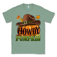 Sage Howdy pumpkin Classic Tee - NancyCooperArtShop