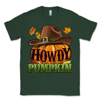 Sports Green Howdy pumpkin Classic Tee - NancyCooperArtShop