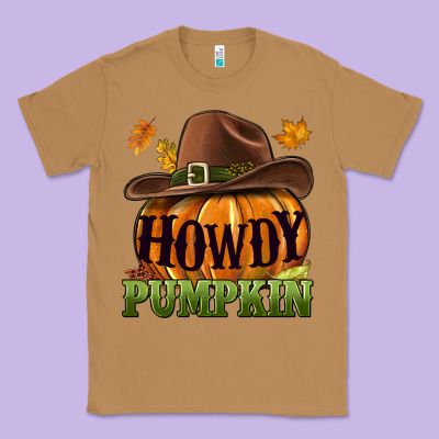 Howdy Pumpkin Classic Tee Designed By Nancycooperartshop