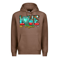 Chestnut Love Mom Premium Hoodie - CowhideDigitalArt