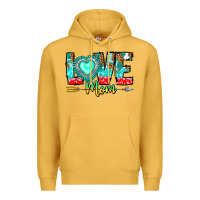 Mustard Love Mom Premium Hoodie - CowhideDigitalArt