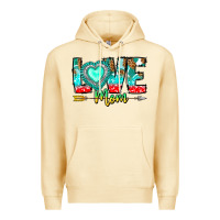 Pina Colada Love Mom Premium Hoodie - CowhideDigitalArt