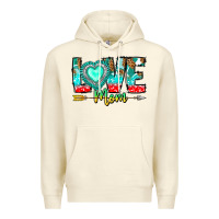 Sandshell Love Mom Premium Hoodie - CowhideDigitalArt
