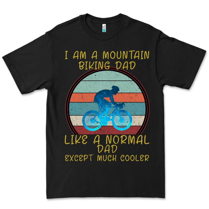 I Am A Mountain Biking Dad Premium Tee by Bettercallsaul | Teevron