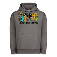 Pigment Tornado peace love cross Urban Hoodie - AdoDesignShop