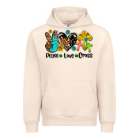 Sandshell peace love cross Urban Hoodie - AdoDesignShop