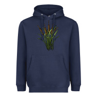 Navy reeds Heavyweight Hoodie - BarkalooDesign