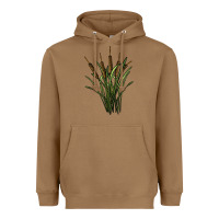 Toasted Coconut reeds Heavyweight Hoodie - BarkalooDesign
