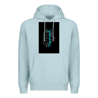 Blue Mist Diamond Supply Co Teal Gift Premium Hoodie - trangStudio