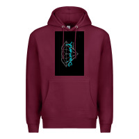 Burgundy Diamond Supply Co Teal Gift Premium Hoodie - trangStudio