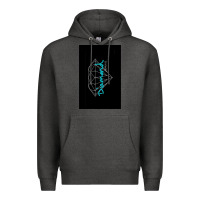 Charcoal Heather Diamond Supply Co Teal Gift Premium Hoodie - trangStudio