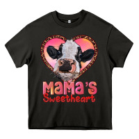Asphalt mamas sweetheart baby cow Heavy Core Tee - RanaPortraitStore