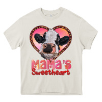 Cream mamas sweetheart baby cow Heavy Core Tee - RanaPortraitStore