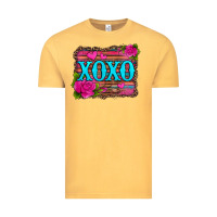 Vintage Mustard xoxo valentine's day pink roses and hearts Vintage Tee - Jasminsmagicworld