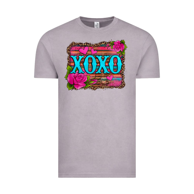 Xoxo Valentine's Day Pink Roses And Hearts Vintage Tee by Jasminsmagicworld | Teevron