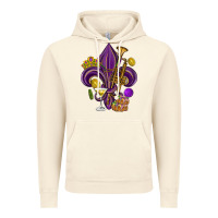 Vintage Artic Fleur de lis Mardi Gras Vintage Hoodie - HowdyJamesFarm