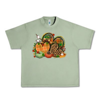 Oil Green fall heart Urban Heavy Tee - CowGirlArtShop