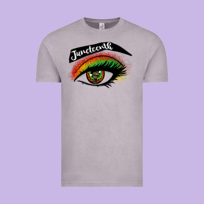 Juneteenth Eyelash Cowgirl Vintage Tee Designed By Cowgirlartshop