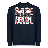 Navy baseball mama Heavyweight Sweatshirt - CowhideDigitalArt