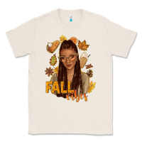Natural Fall vibes afro woman Classic Tee - NancyCooperArtShop