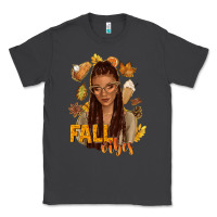 Smoke Fall vibes afro woman Classic Tee - NancyCooperArtShop