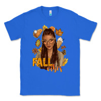 True Royal Fall vibes afro woman Classic Tee - NancyCooperArtShop