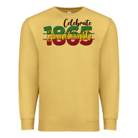Antique Gold celebrate juneteenth1865 Premium Sweatshirt - BarkalooDesign